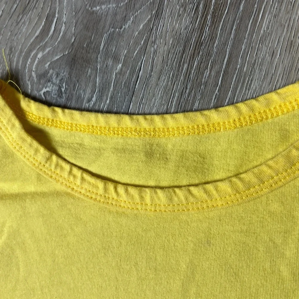 Dirty Heads T-Shirt Womens Small Yellow Graphic Band Tee Skull Octopus Reggae